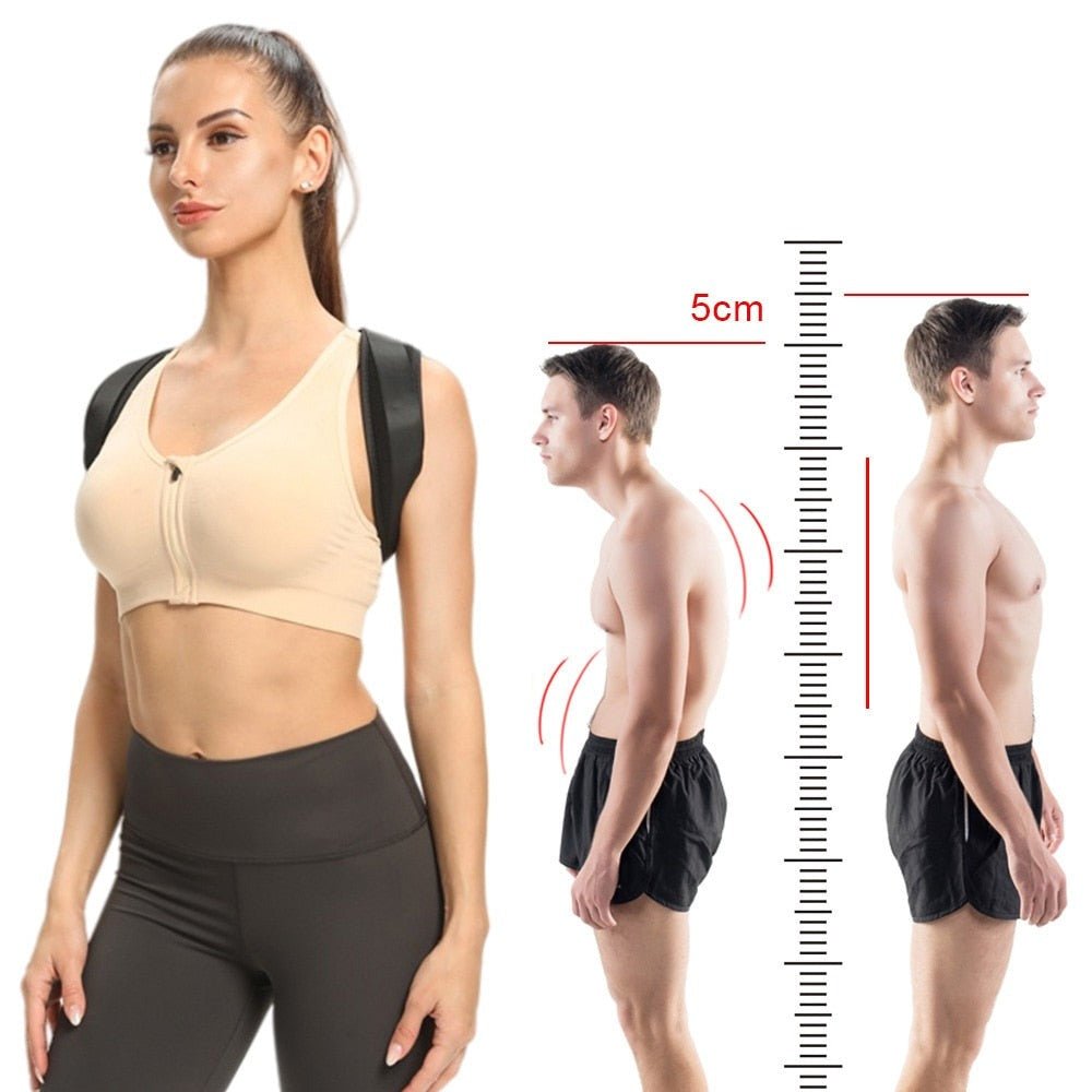 HealtyBack™ I Correcteur posture réglable - Fitness Femmes